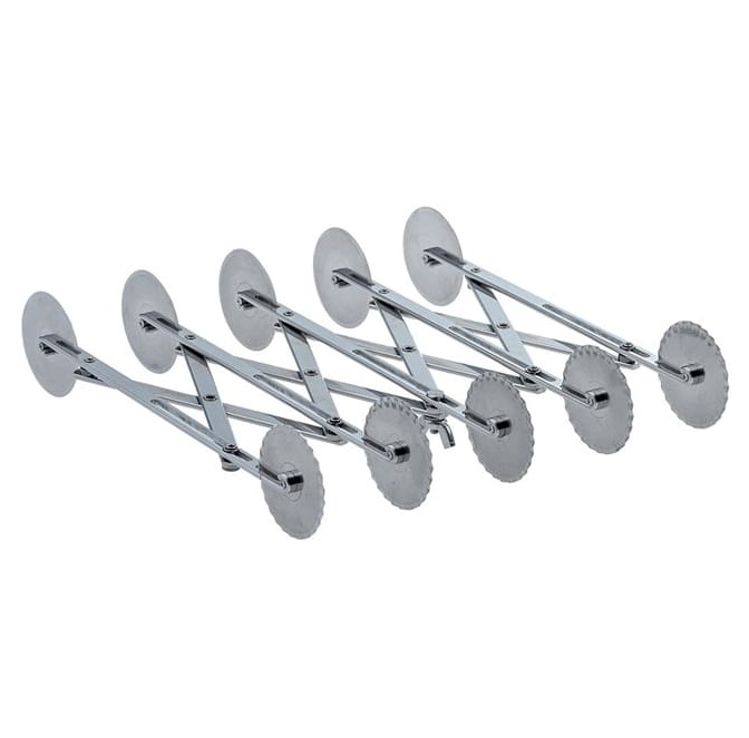 Нож дисковый двусторонний гладкий/рифленый 220мм d55мм 5 рядов нержавеющая сталь