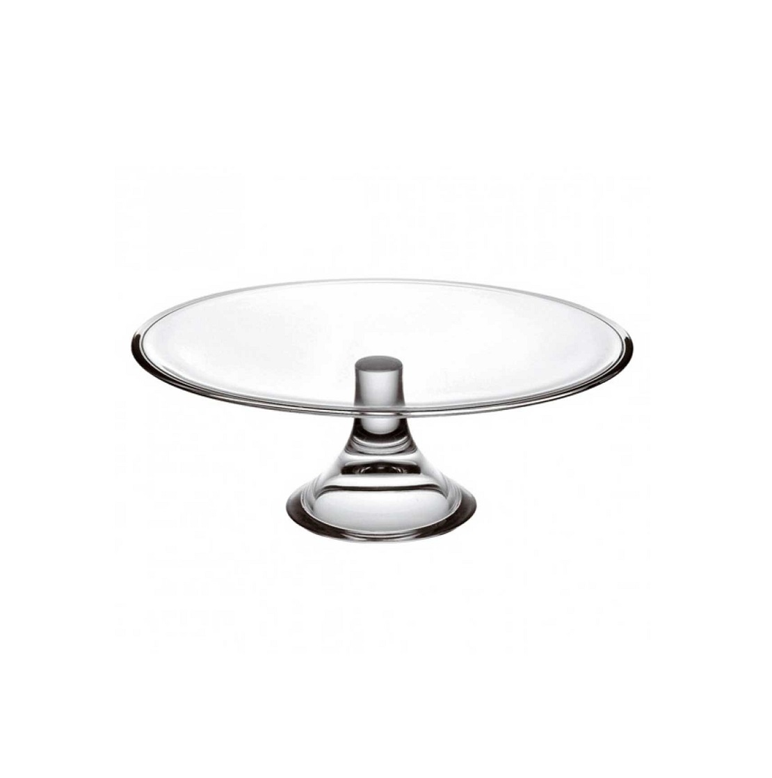 Подставка для торта "Банкет" d320мм h100мм стекло