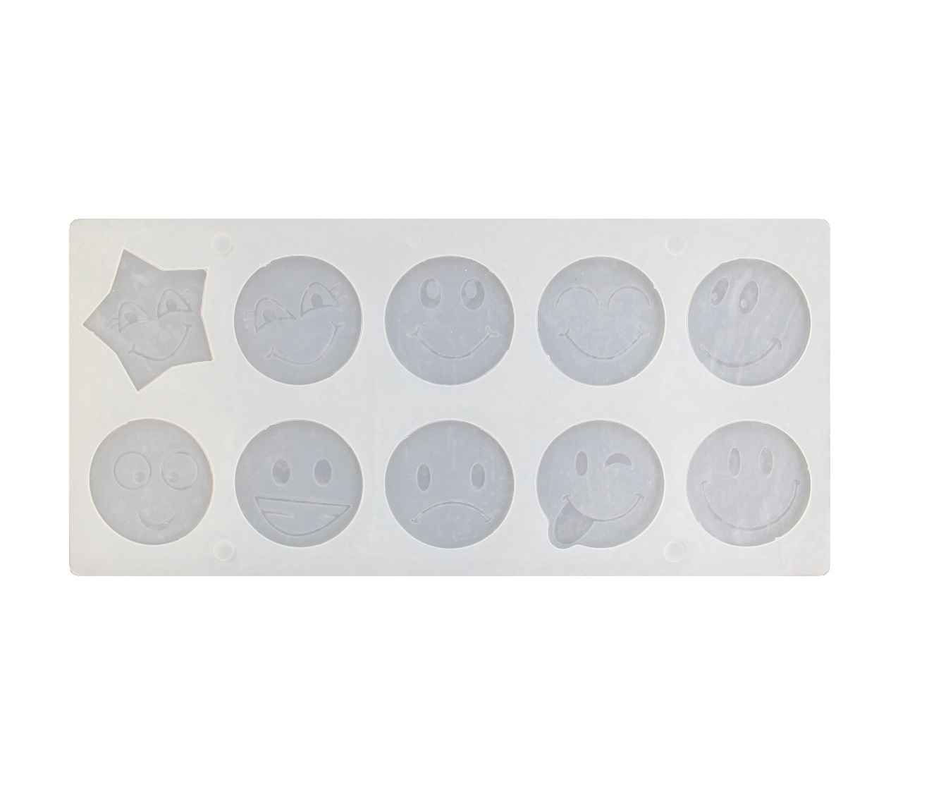 Коврик силиконовый для шоколада Смайлики 235х110мм АКЦИЯ