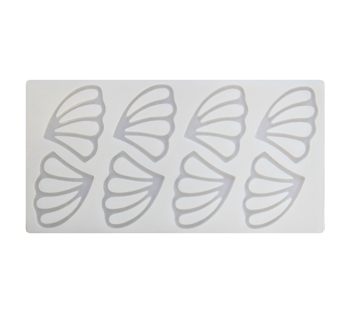 Трафарет декоратор силиконовый для шоколада Крыло бабочки 215х110мм