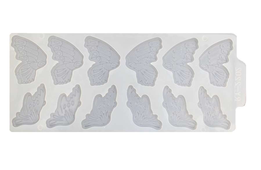 Коврик силиконовый для шоколада Крылья бабочки 235х100мм