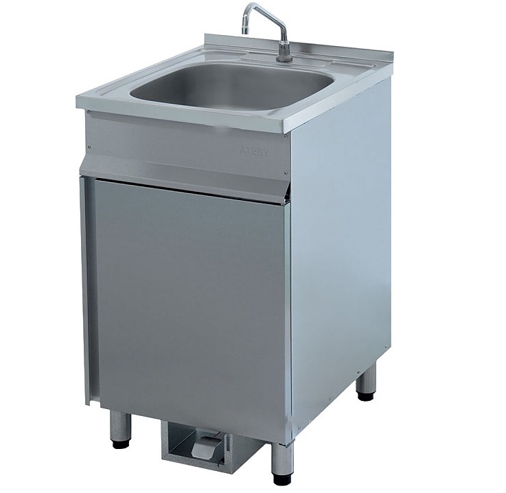 Рукомойник ванна технологическая 500х600х870мм с педалью