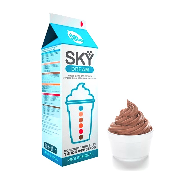 Фризер. Смесь для мягкого мороженого и коктейлей "Молочный шоколад" 0,7кг