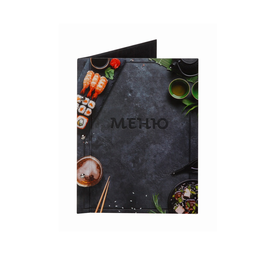 Папка для меню 320х245мм "Суши"