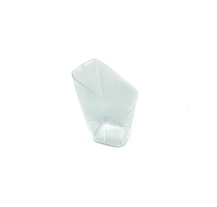 Креманка фуршетная скошенная 80мл пластик (упаковка 25шт.)