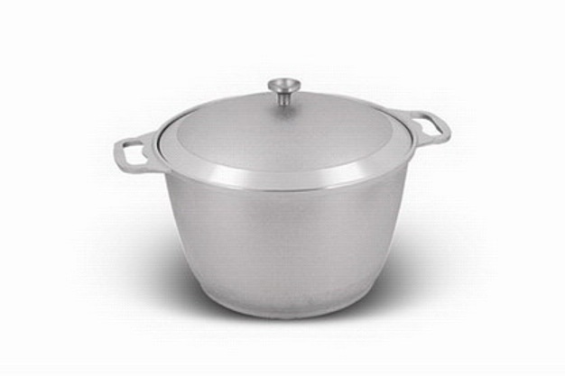 Казан с крышкой 10л алюминевый