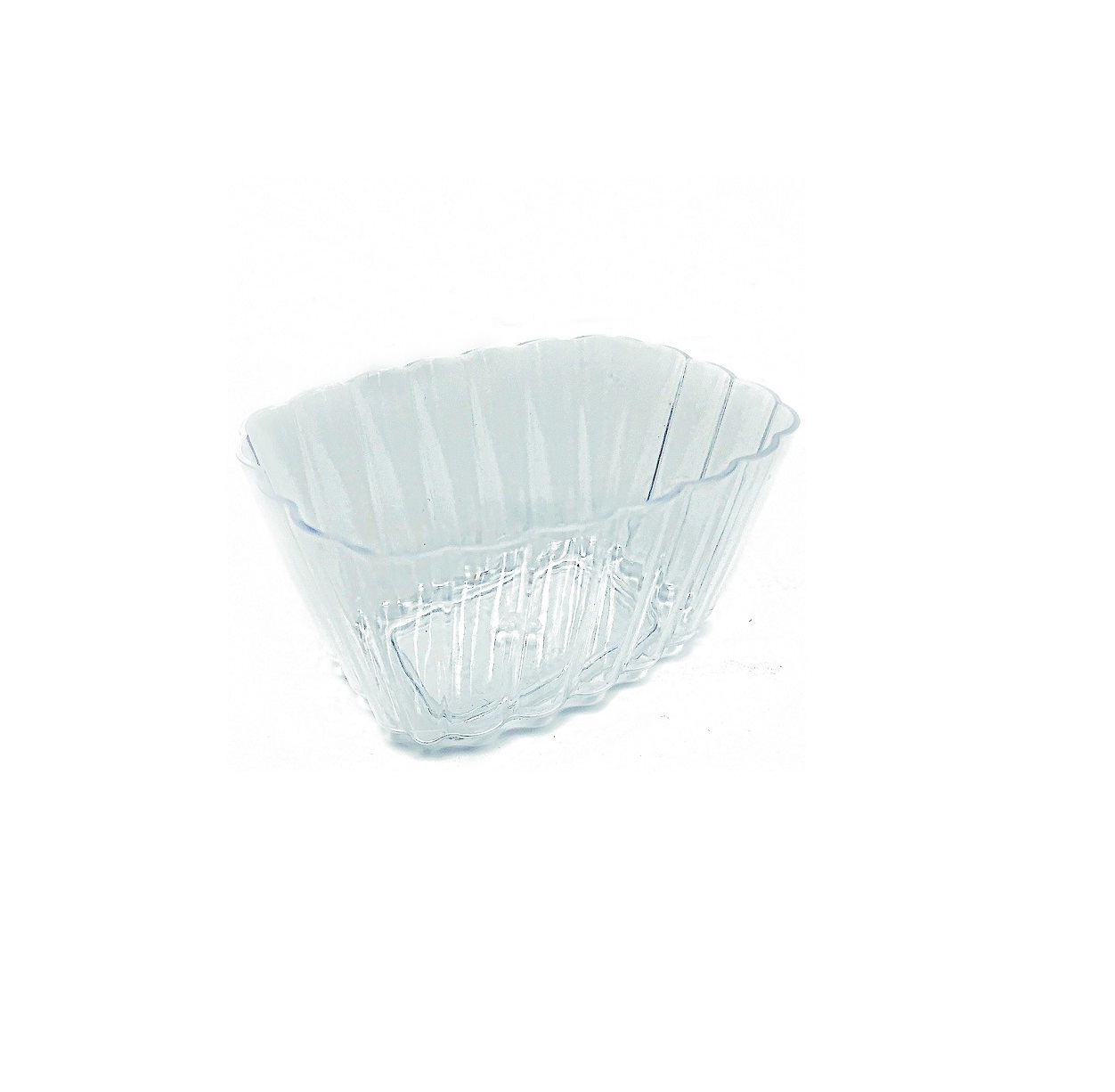 Креманка фуршетная гофрированная 120мл пластик (упаковка 25шт.)