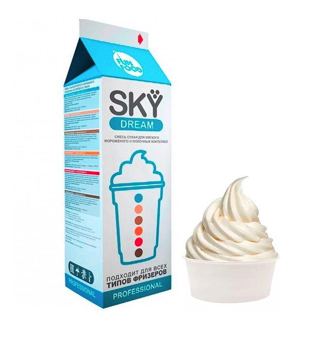 Фризер. Смесь для мягкого мороженого и коктейлей "Молочная" 0,7кг