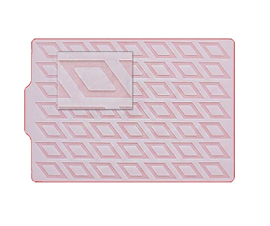Коврик рельефный силиконовый для шоколада Ромб 440х320мм