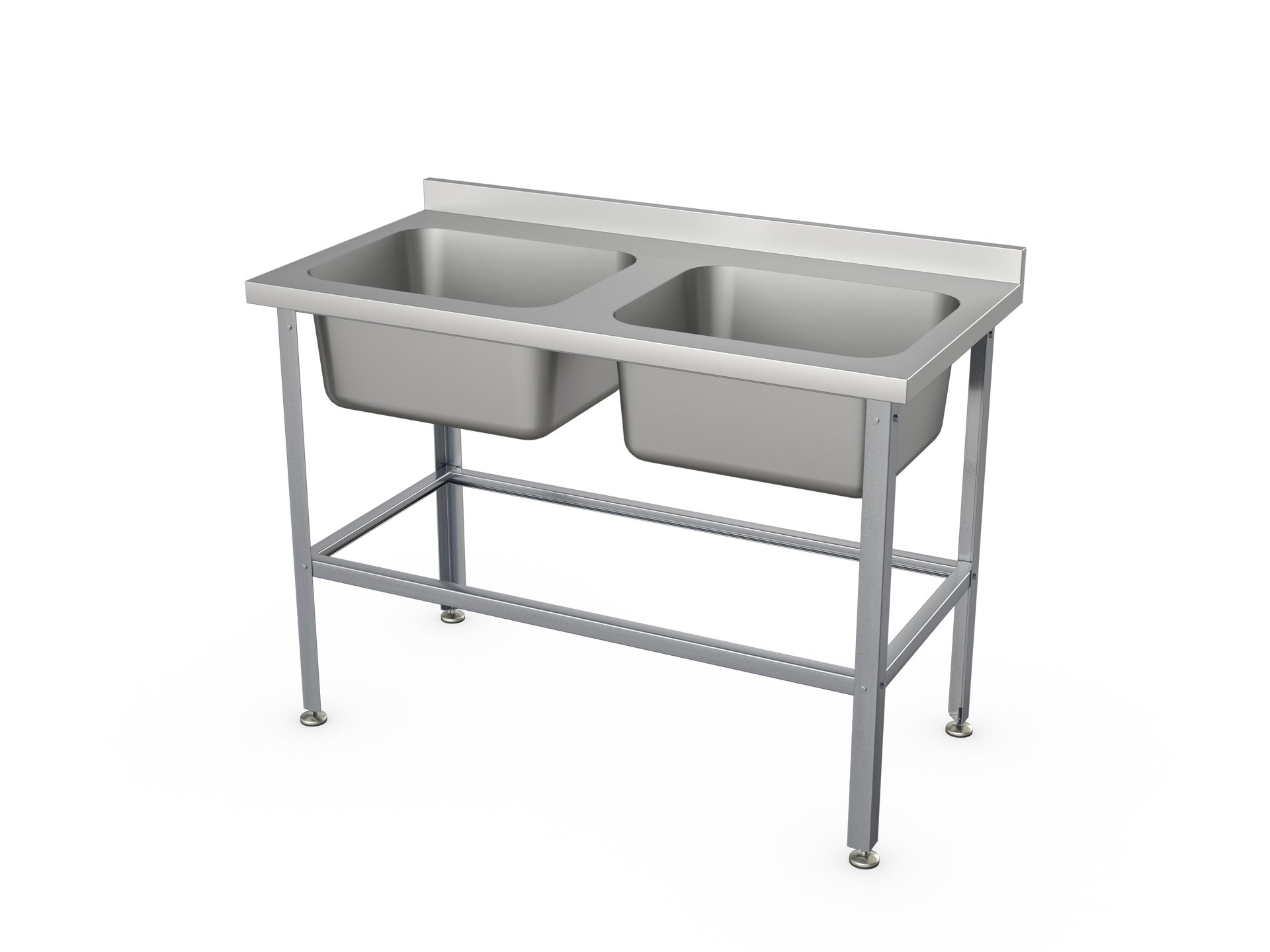 Ванна моечная 2-х секционная 1200х600х870мм