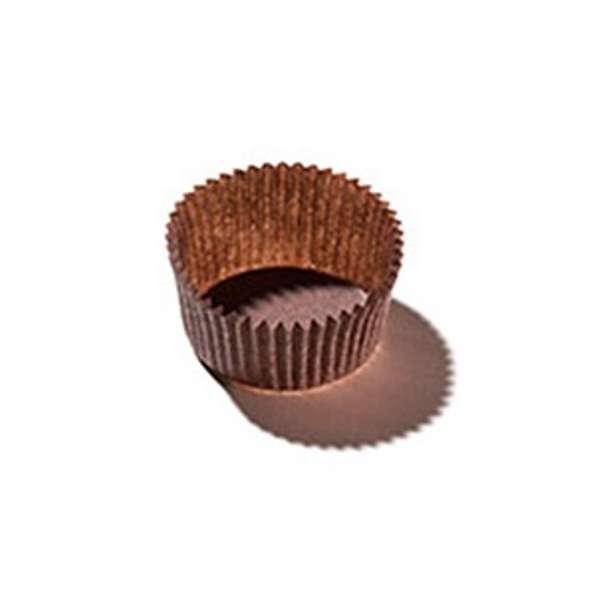 Бумажная форма (капсула) для конфет коричневая №3 d30мм h17,5мм (15шт.)