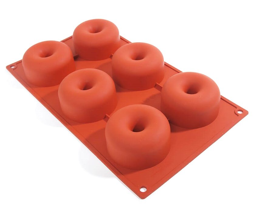 Форма силиконовая Саварин (6шт. d68мм h35мм) 170х290мм