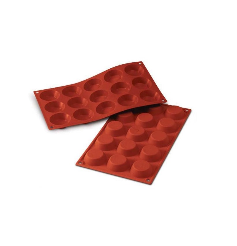 Форма силиконовая Тарталетки (15шт. d15мм h15мм) 180х300мм