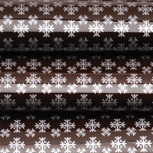 Пленка с пищевым рисунком Снежинки