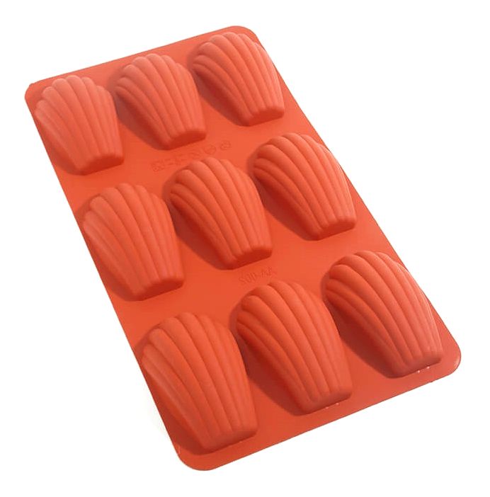 Форма силиконовая Ракушки (9шт. 79х50мм h20мм) 165х290мм