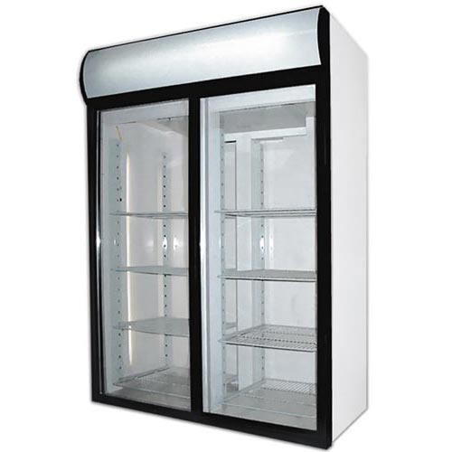 Шкаф холодильный стекло Полаир ШХ-1,4/DM114Sd-S