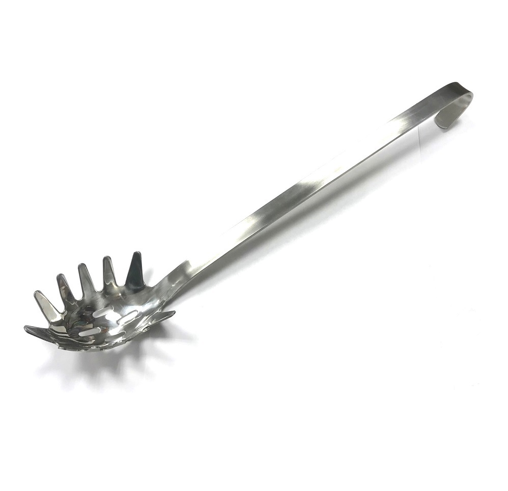 Ложка для спагетти сплошная нержавеющая сталь L380мм