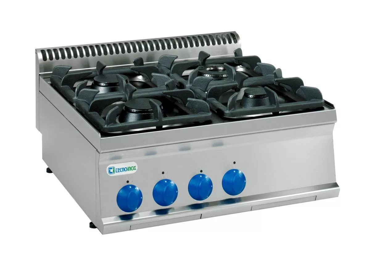 Плита газовая 4-конфорочная Tecnoinox PC70G7