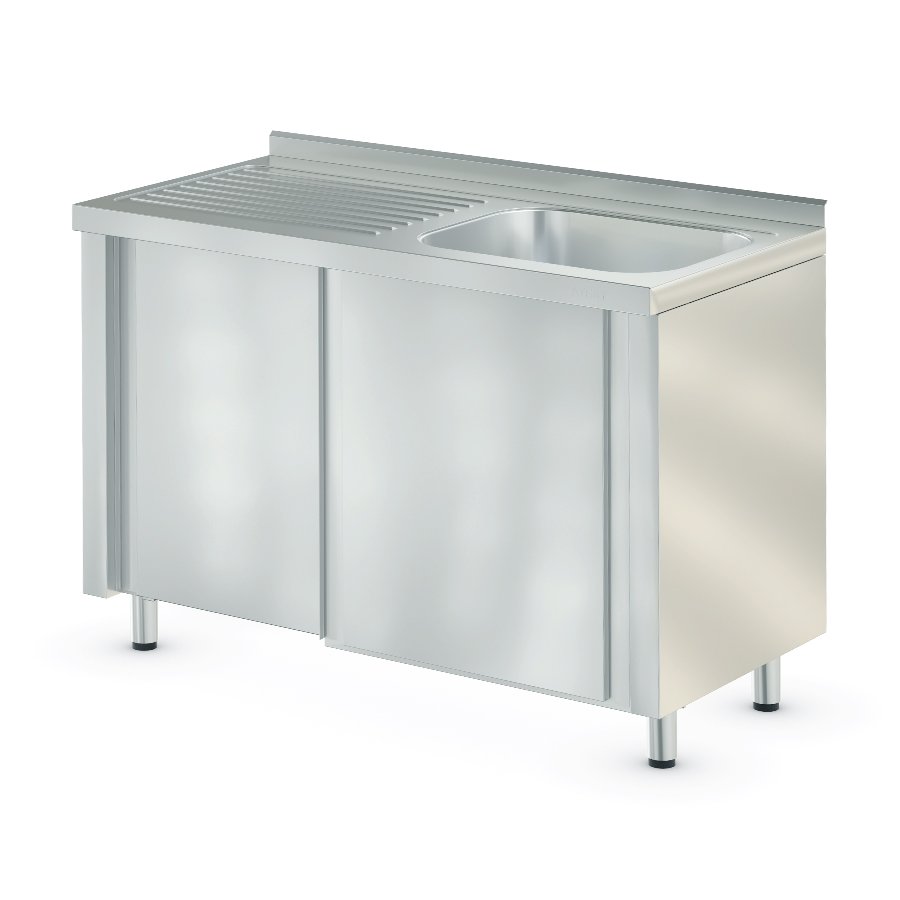 Стол 1200х600х870мм закрытый с ванной двери купе, с бортом