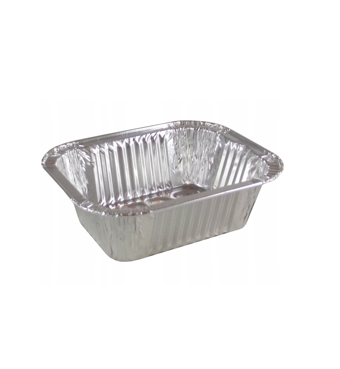 Форма одноразовая алюминевая прямоугольная 130(90)х105(65)мм h35мм 340мл  (упаковка 125шт.)