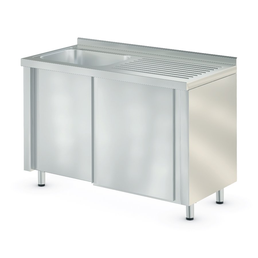 Стол 1200х600х870мм закрытый с ванной двери купе, с бортом