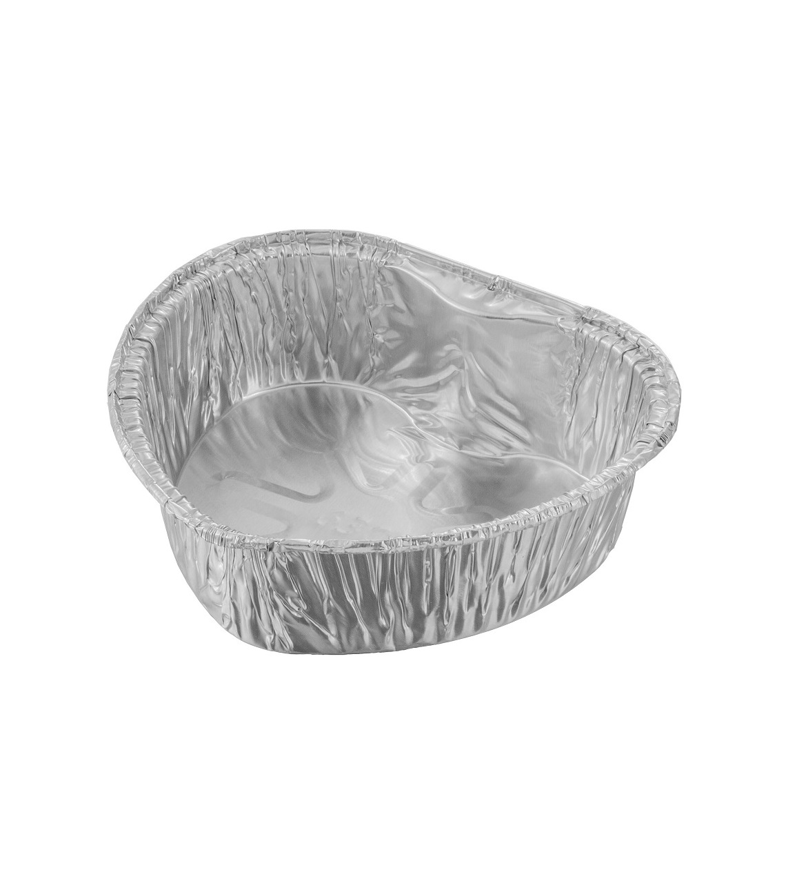 Форма одноразовая алюминевая сердце 152(127)х145(116)мм h30мм 395мл  (упаковка 125шт.)