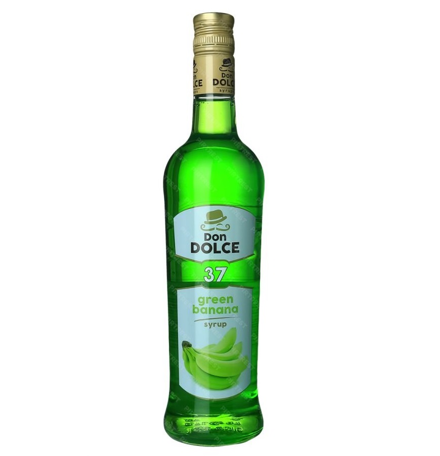 Сироп Дон Дольче "Зеленый банан" 1л