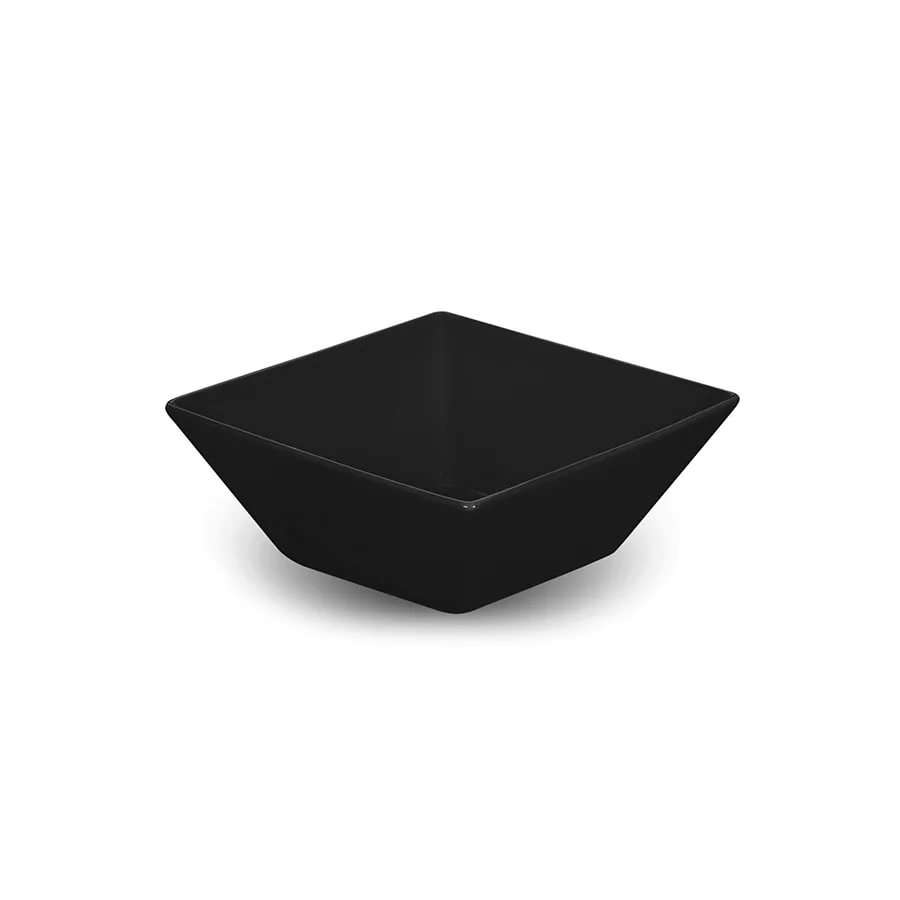 Салатник квадратный 175х175 h70мм 1000мл "Corone" черный