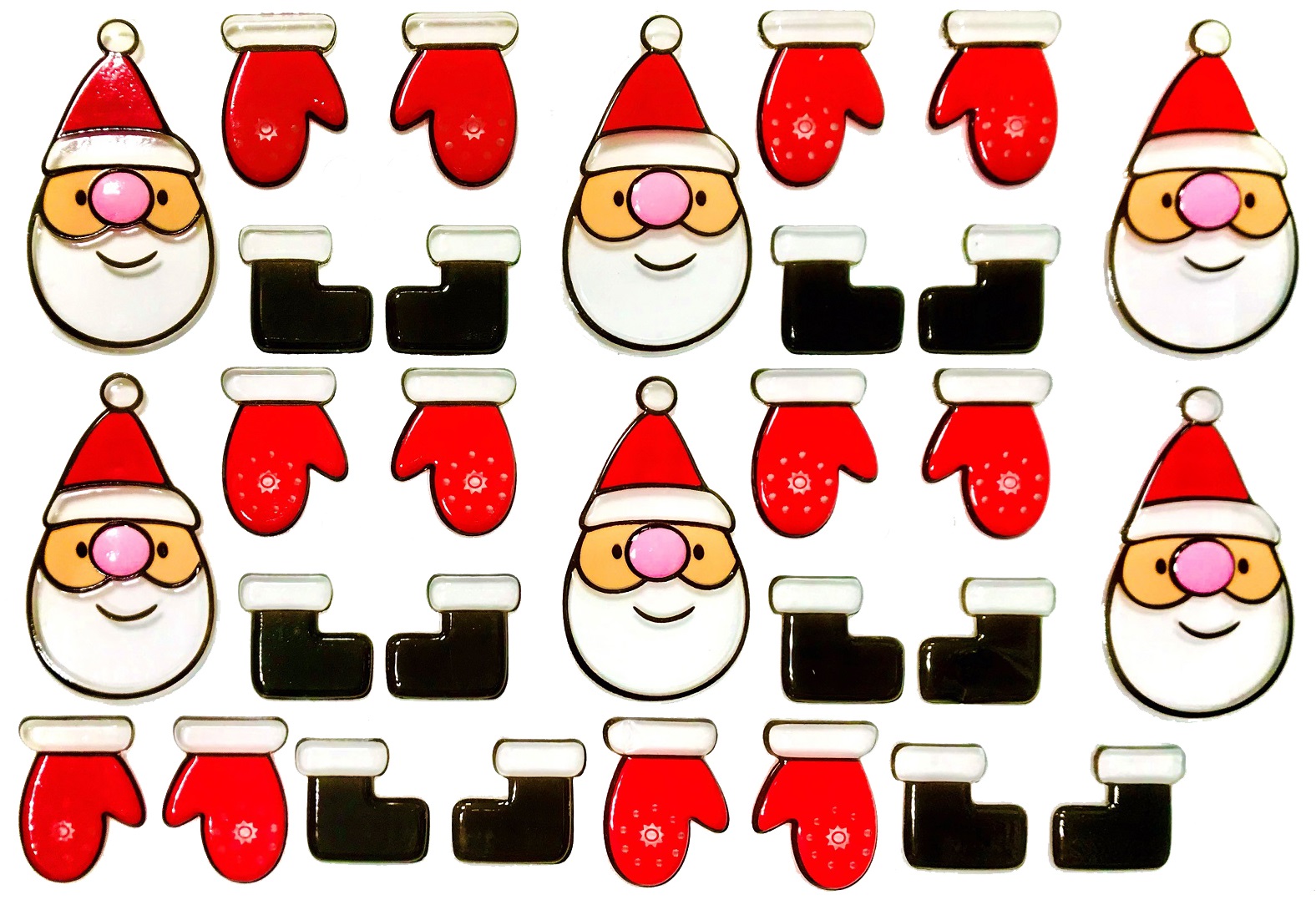 Форма для шоколада Санта Клаус (325х225мм 6шт. 48х80мм) пластик