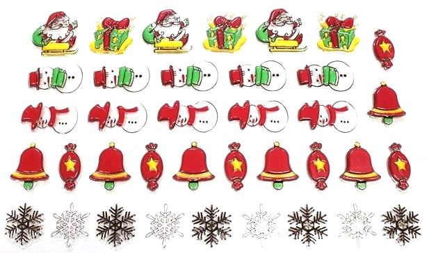 Форма для шоколада Новогодняя (325х225мм 37шт. 50х33мм) пластик