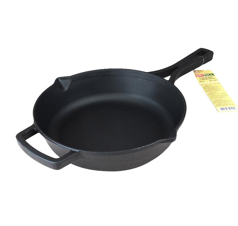 Сковорода чугунная d260мм с ручкой