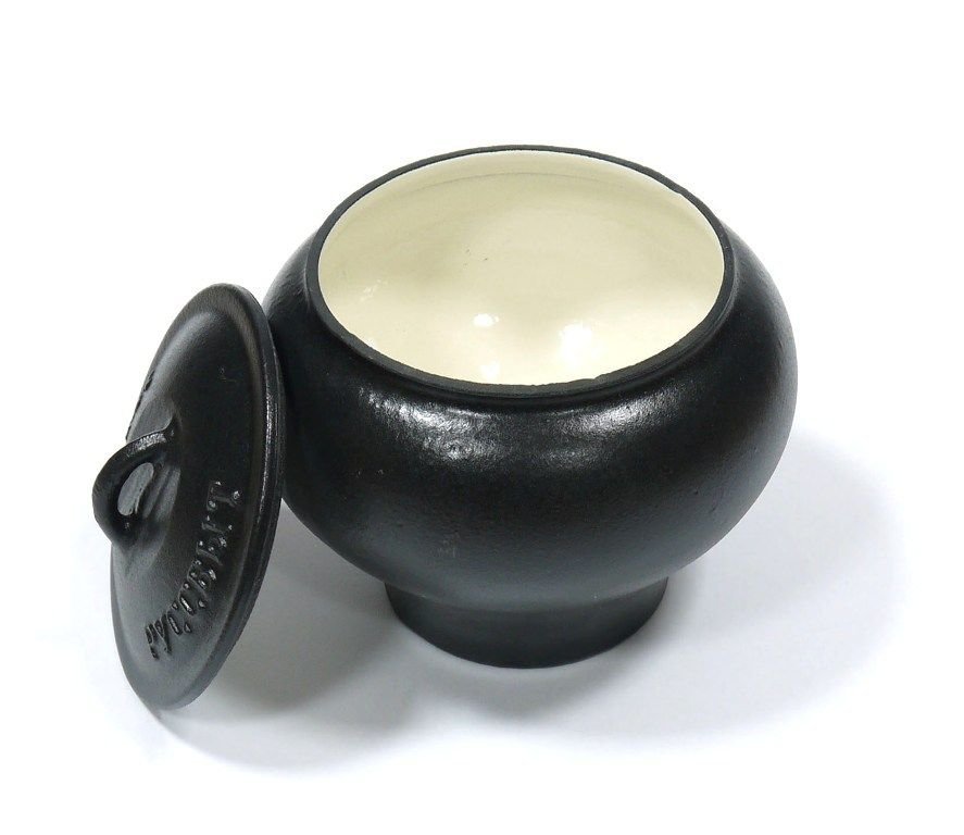 Горшок чугунный эмалированный с крышкой 2,5л