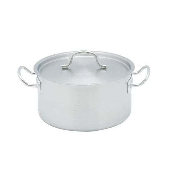 Кастрюля нержавеющая сталь 10л с крышкой d280 h160мм индукция