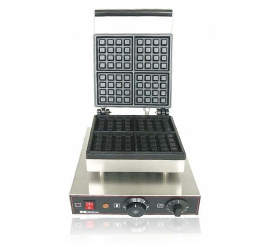 Вафельница для бельгийских вафель 4 сегм. квадрат HKN-GES2M