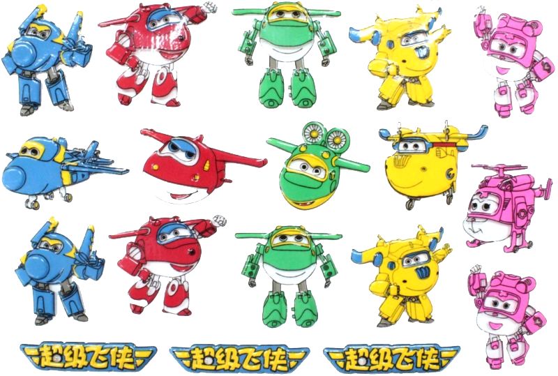 Форма для шоколада Самолетики (325х225мм 18шт. 73х45мм) пластик