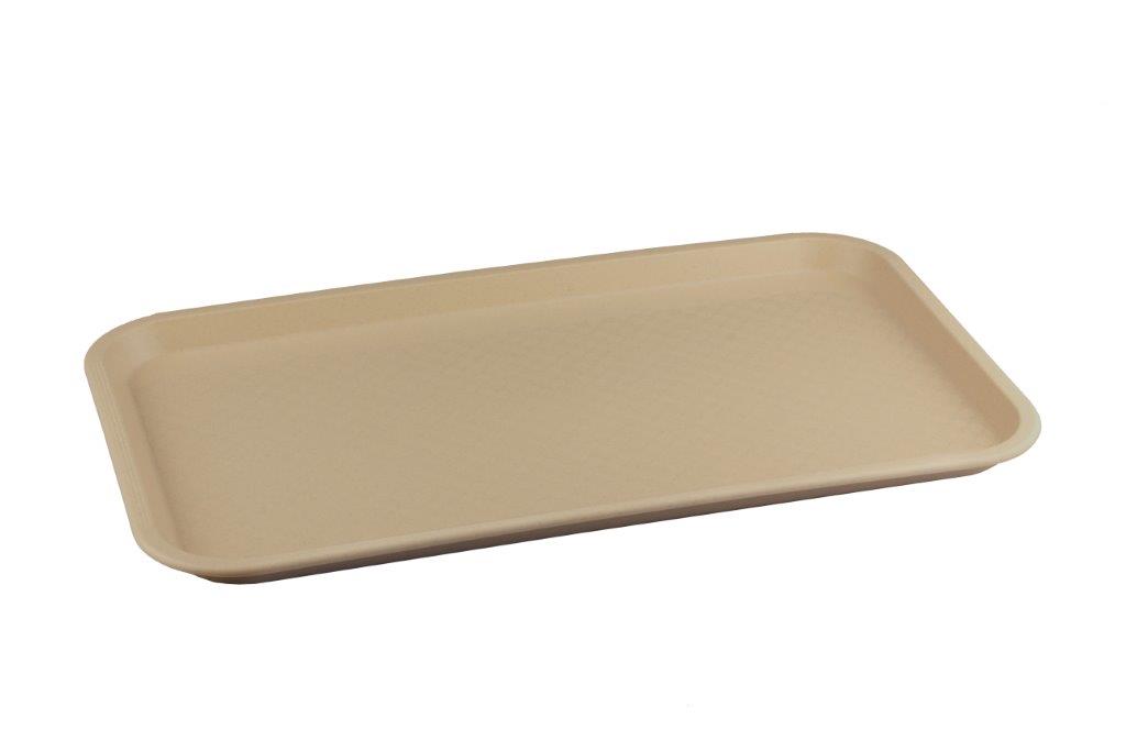 Поднос пластиковый 525х325мм бежевый