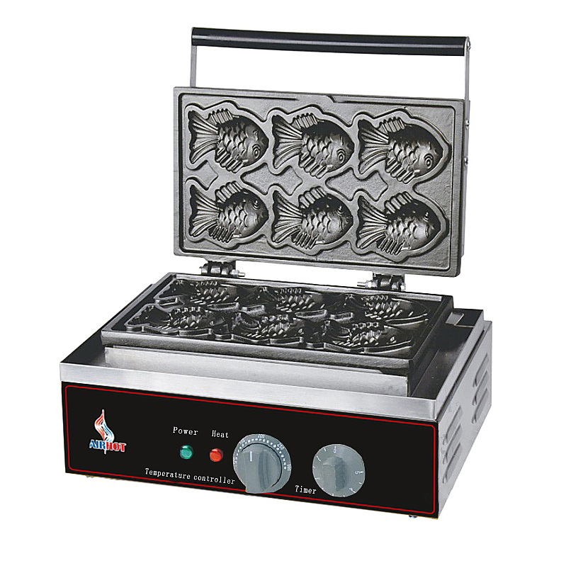 Вафельница рыбки большие WBF-6 Airhot