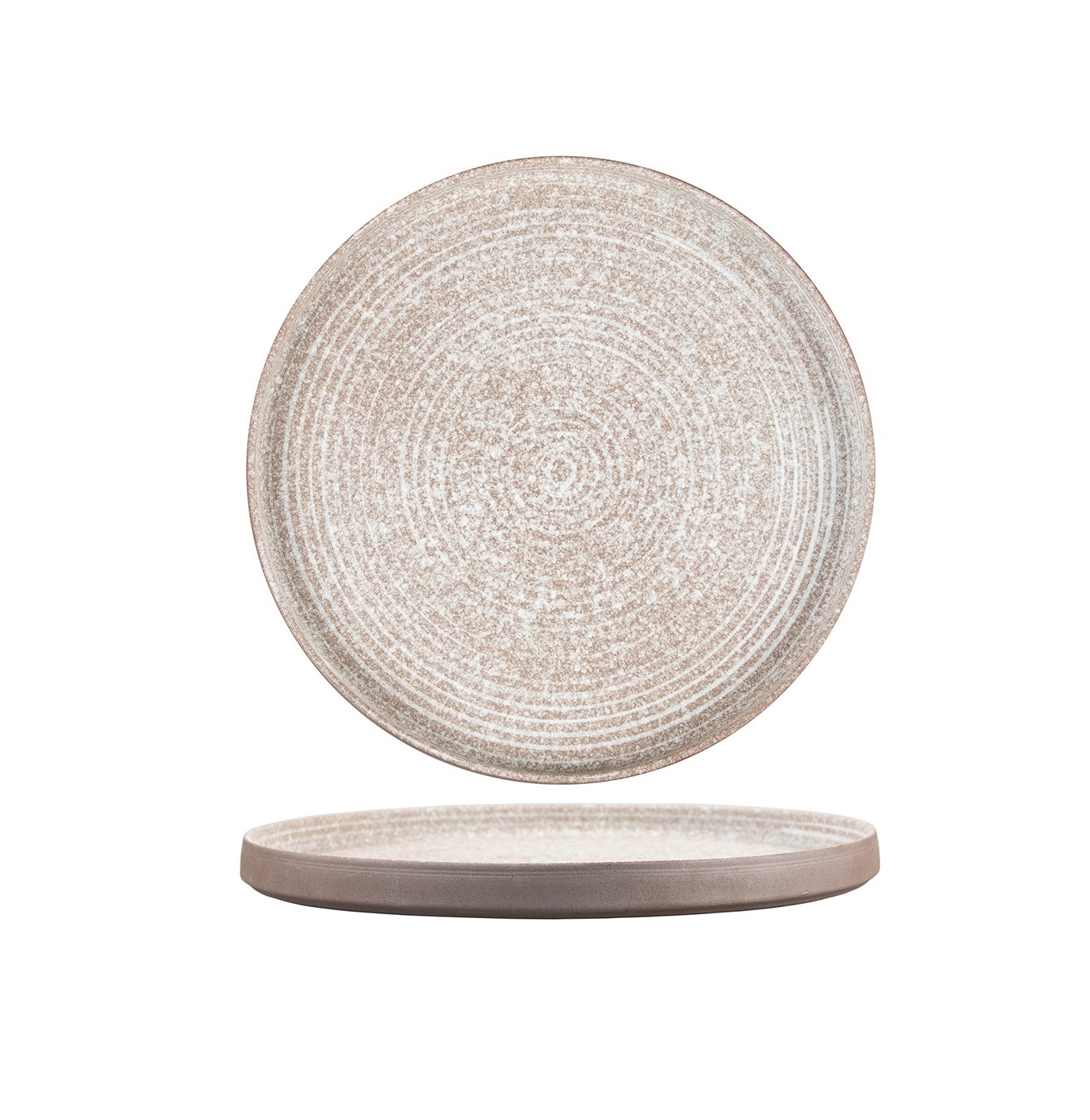 Тарелка с бортом d260мм h18мм фарфор Untouched Taiga