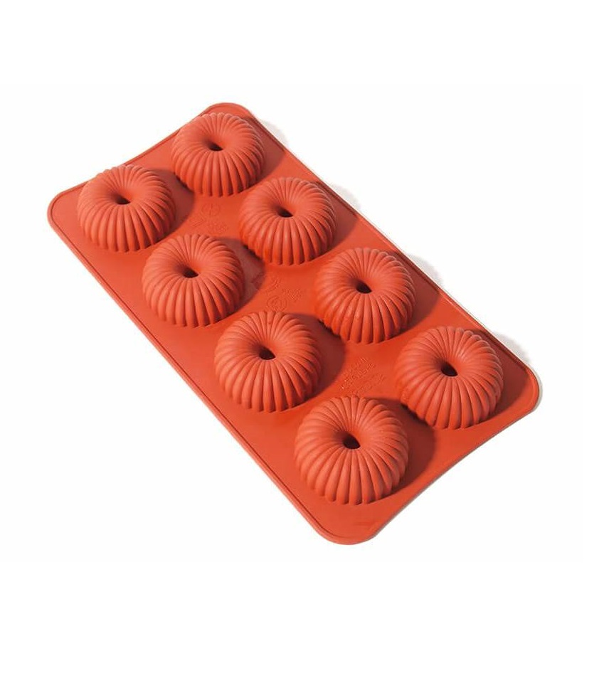 Форма силиконовая Шоколадная корона (круг) (8шт. d40мм) 205х117мм