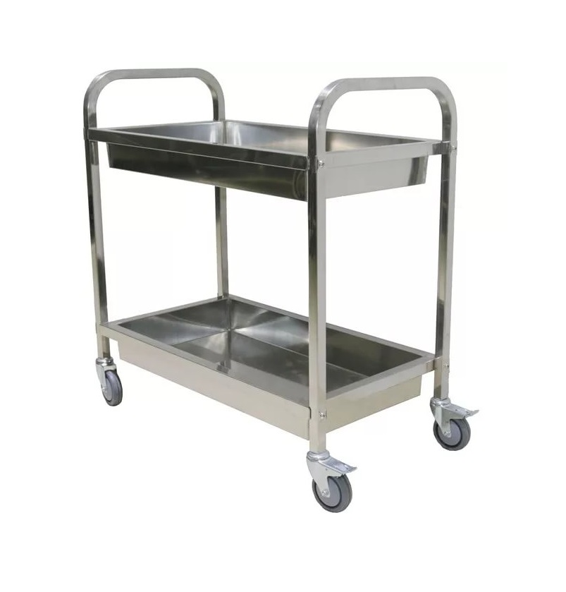 Тележка для посуды с бортом 845х445х885мм BRD-M2