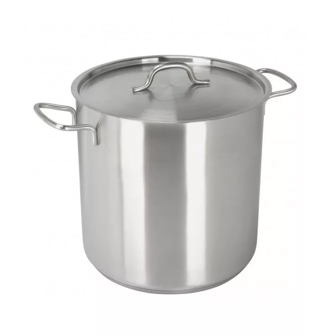 Кастрюля нержавеющая сталь 17л с крышкой d280 h280 мм индукция