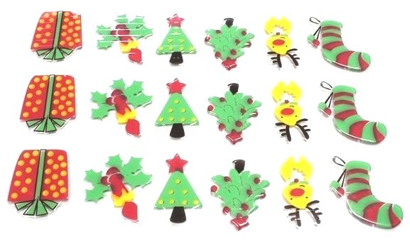 Форма для шоколада Подарки и Елки (325х225мм 18шт.) пластик