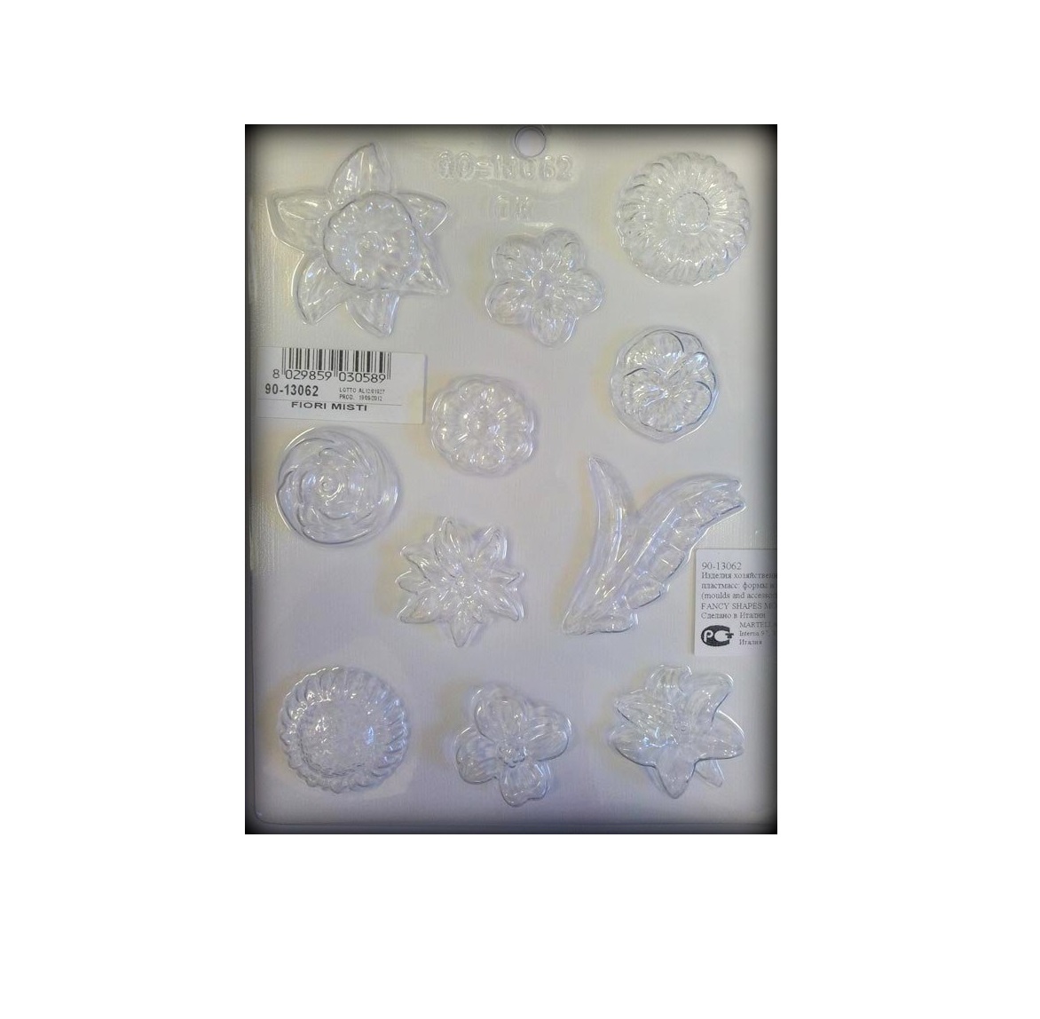 Форма для шоколада Цветы