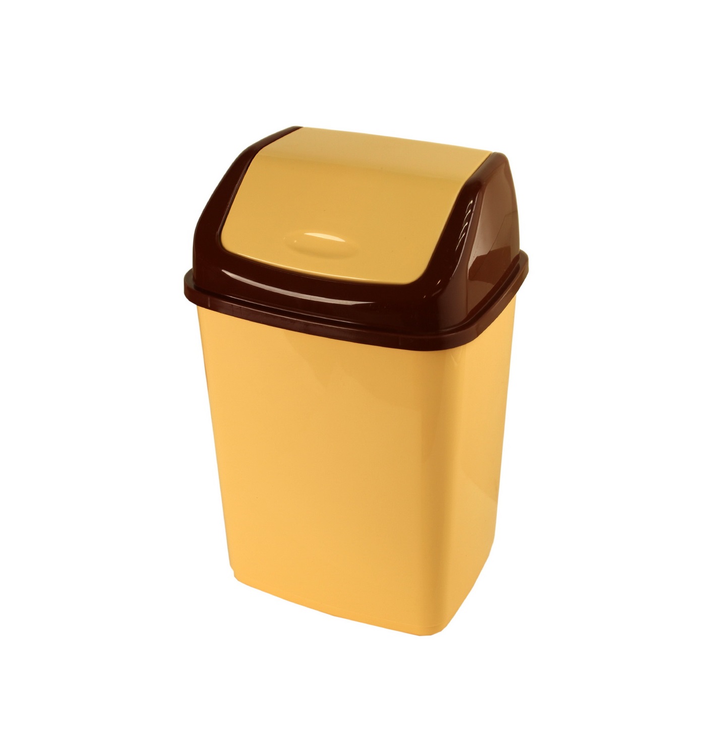 Мусорное ведро с качающейся крышкой 18л пластиковое