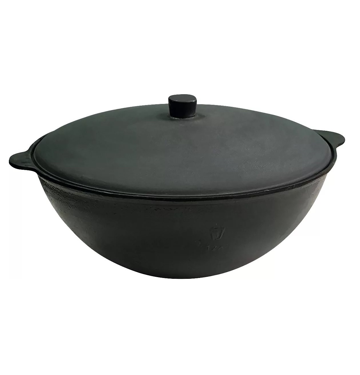 Казан чугунный азиатский с крышкой 18л