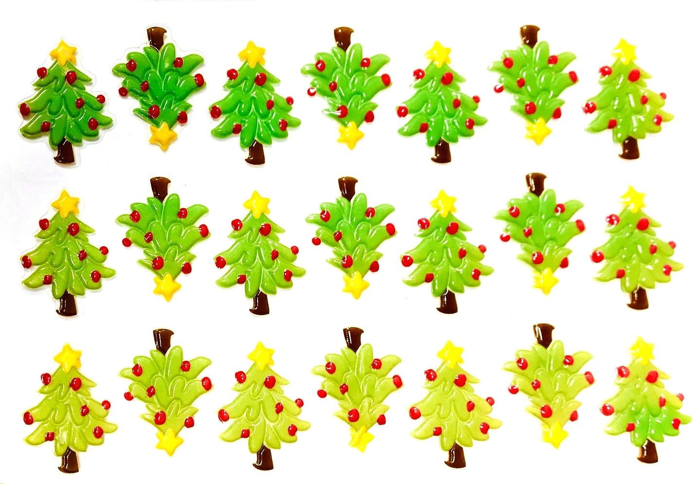 Форма для шоколада Елочки (325х225мм 21шт. 45х58мм) пластик