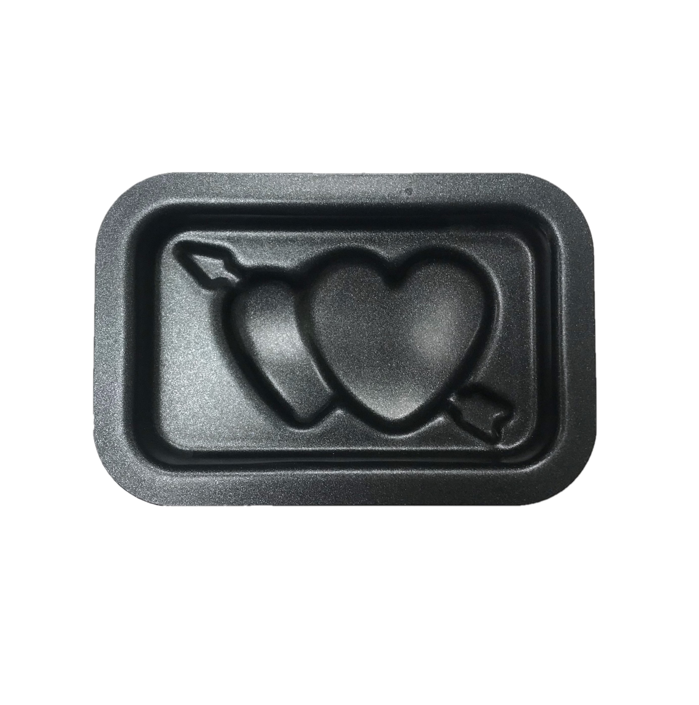 Форма для выпечки прямоугольная "Сердце" 100х60мм h25мм АКЦИЯ