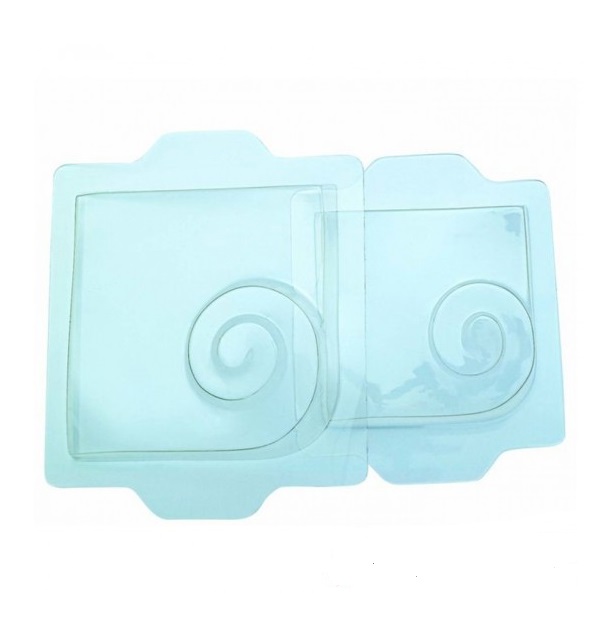 Форма пластиковая для суфле Завиток (комплект из 2шт.) АКЦИЯ