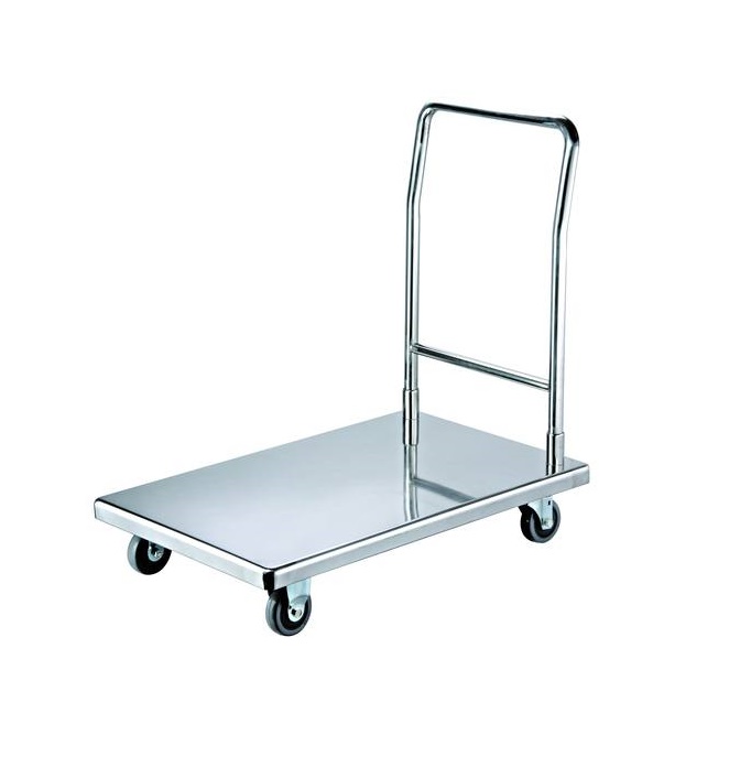 Тележка 900х550х870мм складская платформенная н/ж