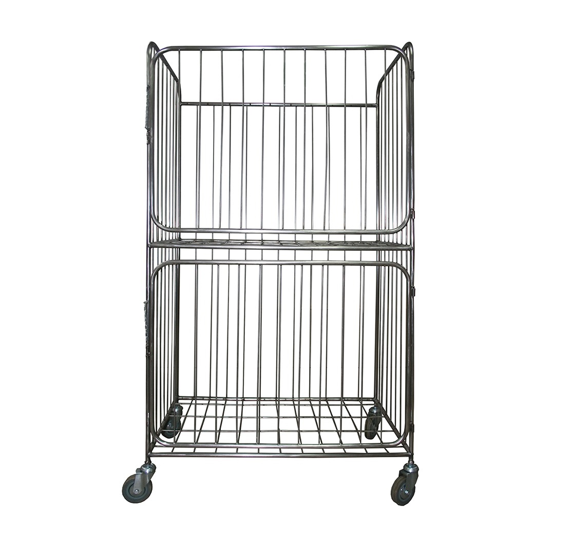 Тележка сетчатая с полками для белья Вязьма ТСП-600